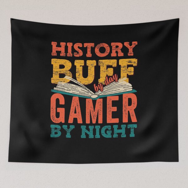 Item preview, History Teacher Shirt, History Buff By Day Gamer By Night designed and sold by PROMEN Creativity.