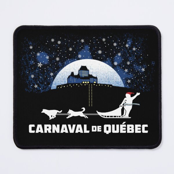 Item preview, Quebec Winter Carnival Sled Snowman Red Hat Sash designed and sold by twHistory.