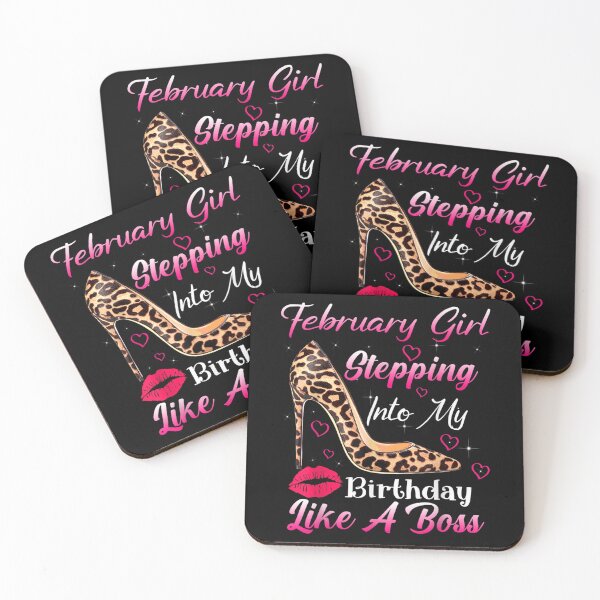 Item preview, February Girl Stepping Into Birthday Like A Boss Leopard  designed and sold by mchargue12.