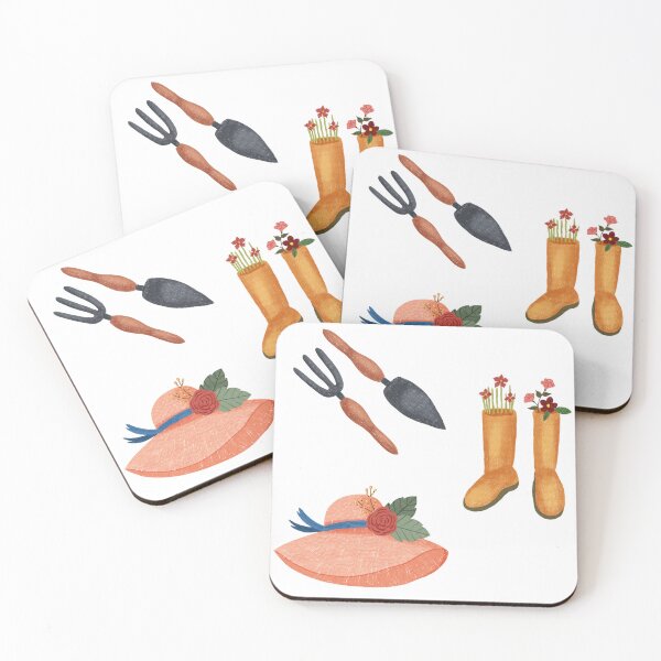 Item preview, Handdrawn gardening tools illustration designed and sold by tamongg14.