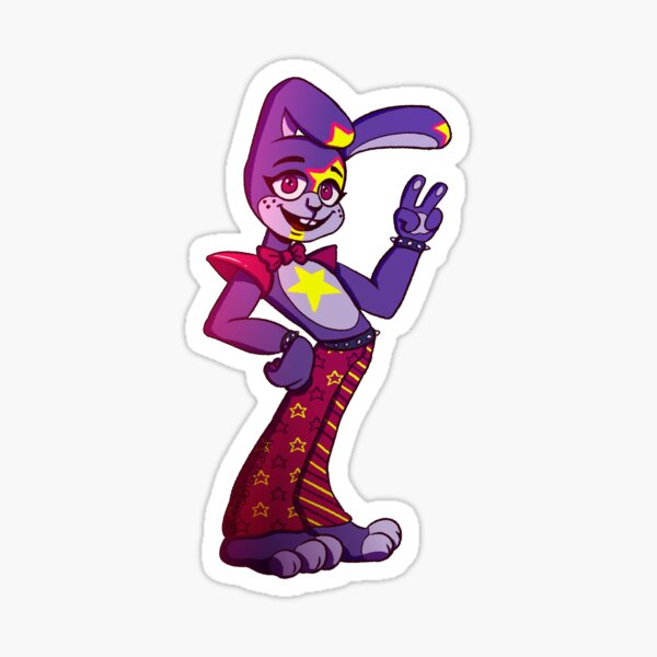 Glamrock Bonnie Sticker for Sale by Fizzy Creations