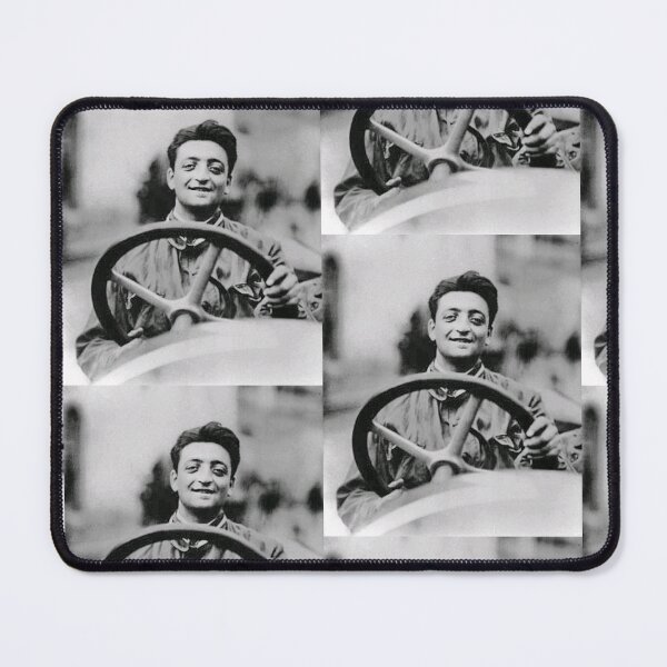 Item preview, Enzo Ferrari at the wheel of a racing car designed and sold by Rashkin.