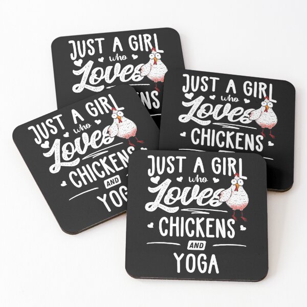 Item preview, Who Loves Chickens And Yoga Chicken designed and sold by Ornv.