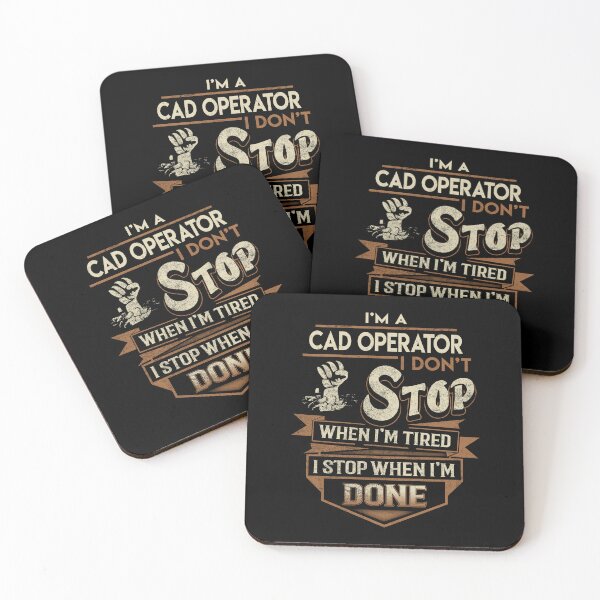 Item preview, Cad Operator T Shirt - I Stop When Done Job Gift Item Tee designed and sold by natalinedk.