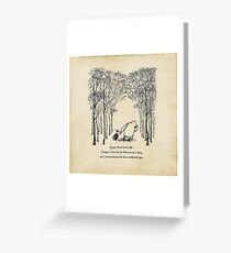 Winnie the Pooh - If you live to be 100 Greeting Card