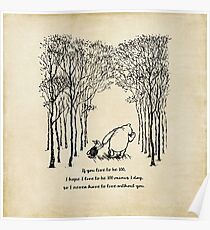 Winnie the Pooh - Wenn du 100 bist Poster