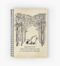 Winnie the Pooh - If you live to be 100 Spiral Notebook