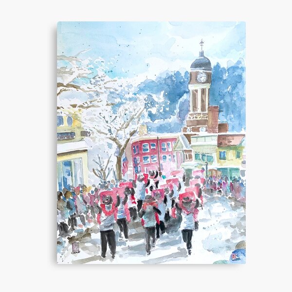 Item preview, Saranac Lake Winter Carnival Watercolor  designed and sold by burpski.
