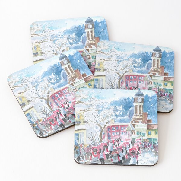 Item preview, Saranac Lake Winter Carnival Watercolor  designed and sold by burpski.