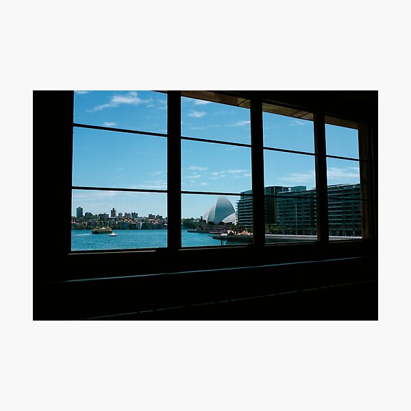 Sydney Opera House, as seen from the train station Photographic Print