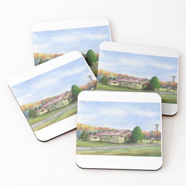 Item preview, Old Barn in Townsend designed and sold by CFinleyArt.