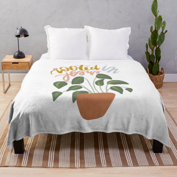 Item preview, rooted in jesus cute houseplant design designed and sold by ⋒ andie  noel.