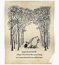 Winnie the Pooh - Wenn du 100 bist Poster