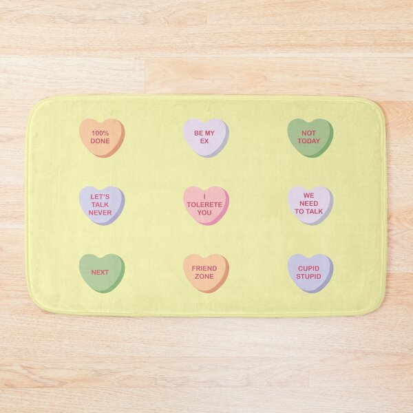 Item preview, Sassy Pastel Conversation Hearts - Anti Valentines / Singles designed and sold by PirateAvocado.