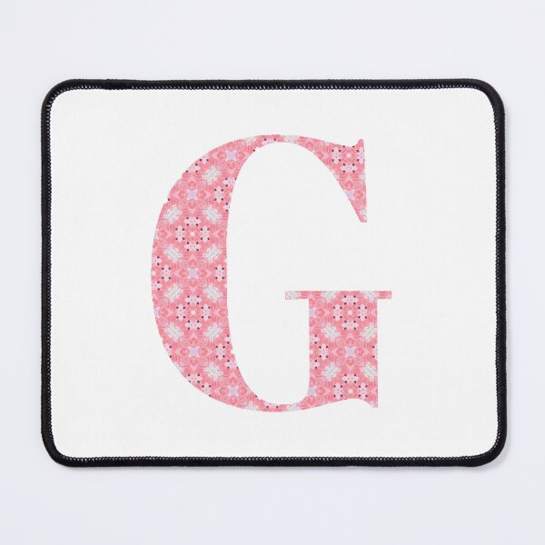 Item preview, "G" Pink Monogram designed and sold by JadeRiverImages.