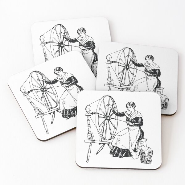 Item preview, Vintage Spinning Wheel for Handspinners designed and sold by DSeller.