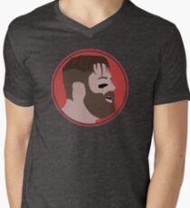 JE11 Vector Protrait Men's V-Neck T-Shirt