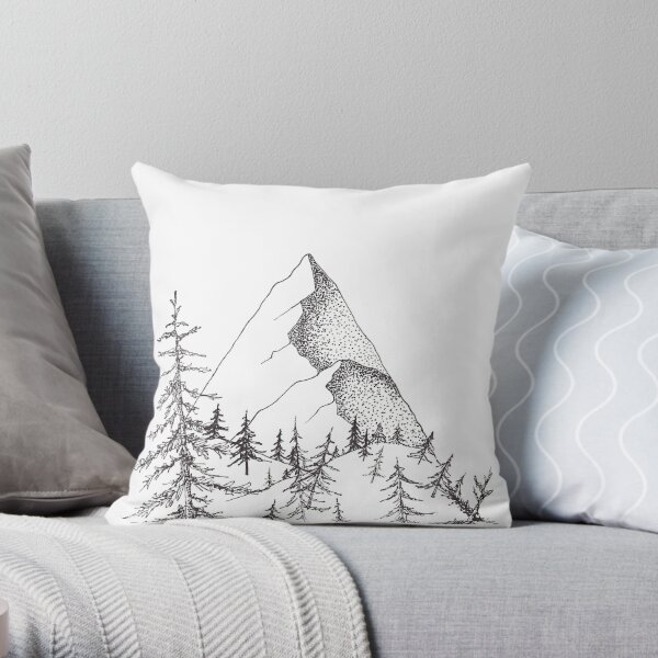 18x18 Throw Pillow: Emblem of Yosemite National Park - Anderson Design  Group