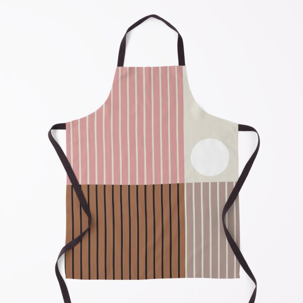 Aperçu de l'œuvre Blocs et lignes géométriques en vieux rose cognac brun beige créée et vendue par nineFlorals.