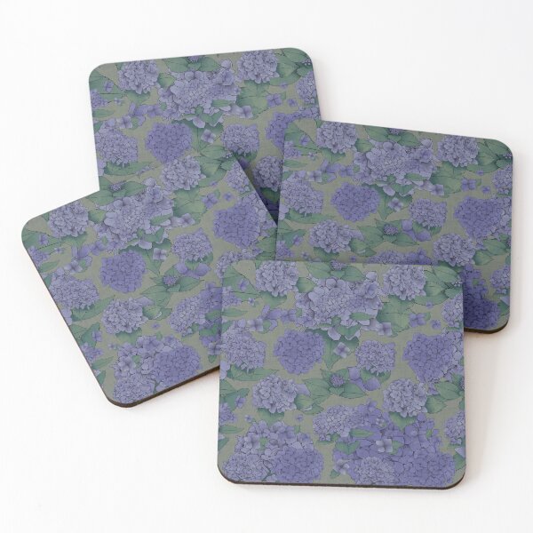 Item preview, Pretty Purple Hydrangeas designed and sold by OranelloDesigns.
