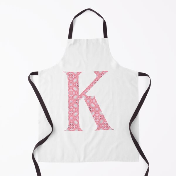 Item preview, "K" Pink Monogram designed and sold by JadeRiverImages.