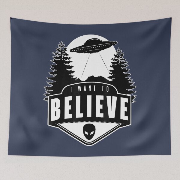 Item preview, I Want To Believe Alien Ufo  designed and sold by PigGame.