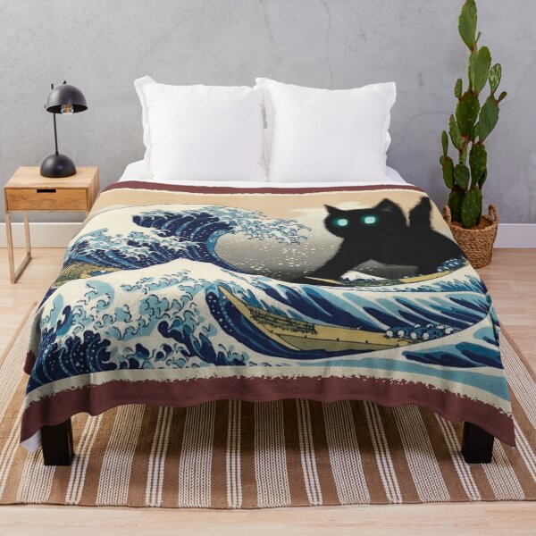 Item preview, The Great Wave off Kanagawa, Cat attack designed and sold by D2X-design.