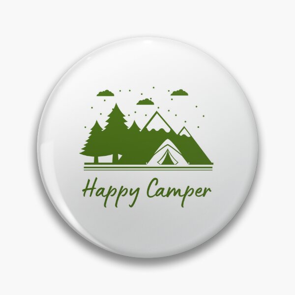 Artikelvorschau, Glücklicher Camper | Camper-Geschenk | Campingplatz | Wanderer entworfen und verkauft von Presto Prints Design.