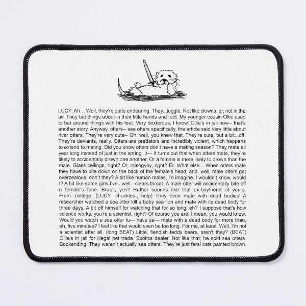 Item preview, The Otter Monologue designed and sold by StarsFellRadio.