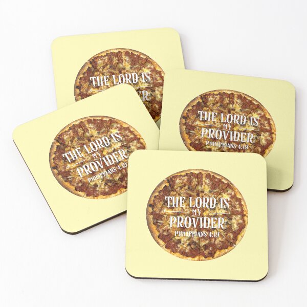 Item preview, The Lord Is My Provider Philippians 4 Verse 19 Pizza - Jehovah Jireh Provides , New Testament, Funny designed and sold by MJDezigns.