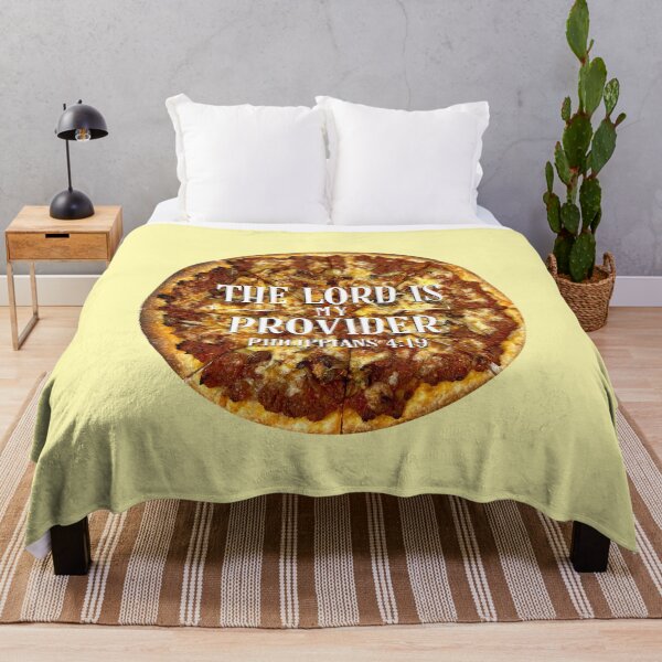 Item preview, The Lord Is My Provider Philippians 4 Verse 19 Pizza - Jehovah Jireh Provides , New Testament, Funny designed and sold by MJDezigns.