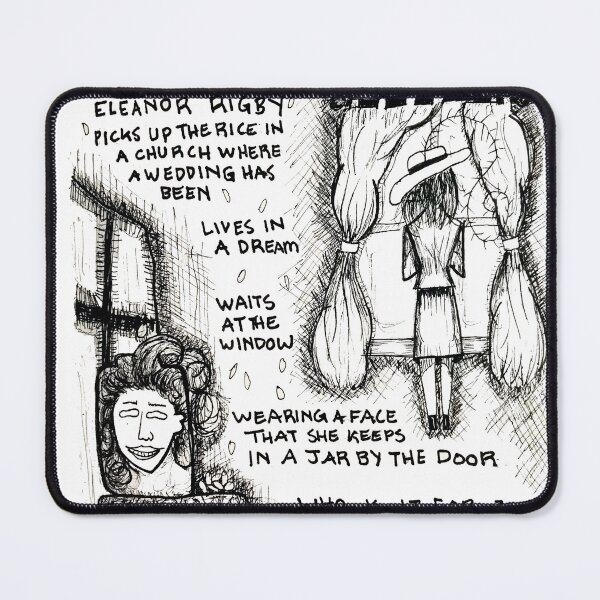 Item preview, eleanor rigby quote lyric designed and sold by micahguest.