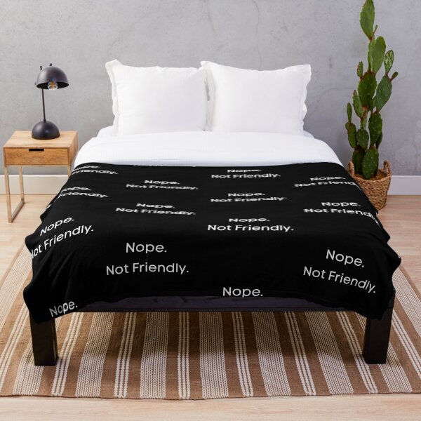 Item preview, Nope. Not friendly. designed and sold by Vicsdesignsart.