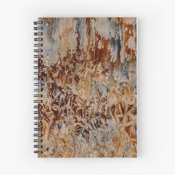 Item preview, Abstract Garden in Brown and Blue designed and sold by Karen Simon.