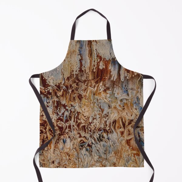 Item preview, Abstract Garden in Brown and Blue designed and sold by Karen Simon.