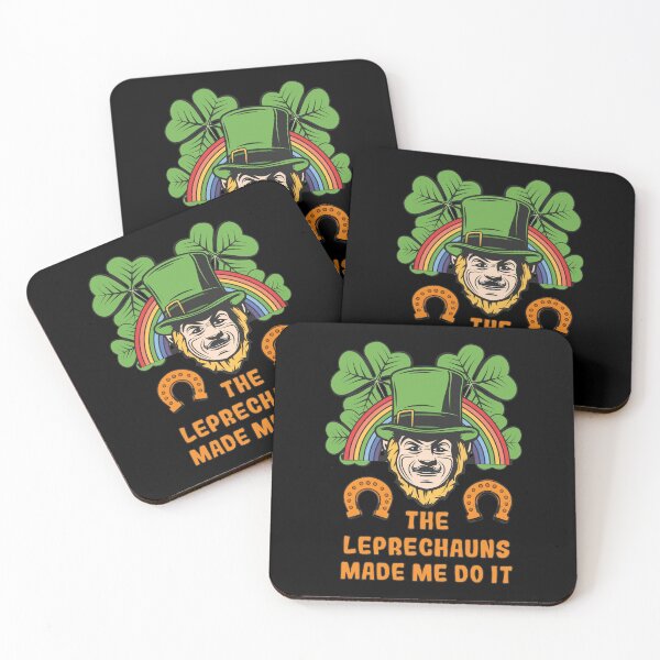 Item preview, The Leprechauns Made Me Do It Funny Retro Vintage Sunset Irish Happy st patricks day  designed and sold by pedrored369.