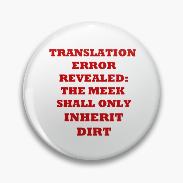Item preview, Biblical Translation Error Discovered designed and sold by Heatherian.