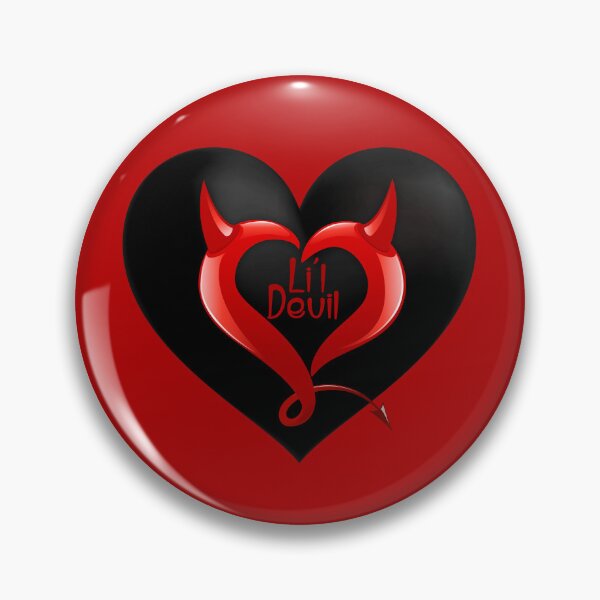 Item preview, “Li’l Devil” with a Black Heart! designed and sold by PawsitiveMum.