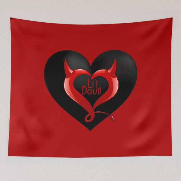 Item preview, “Li’l Devil” with a Black Heart! designed and sold by PawsitiveMum.