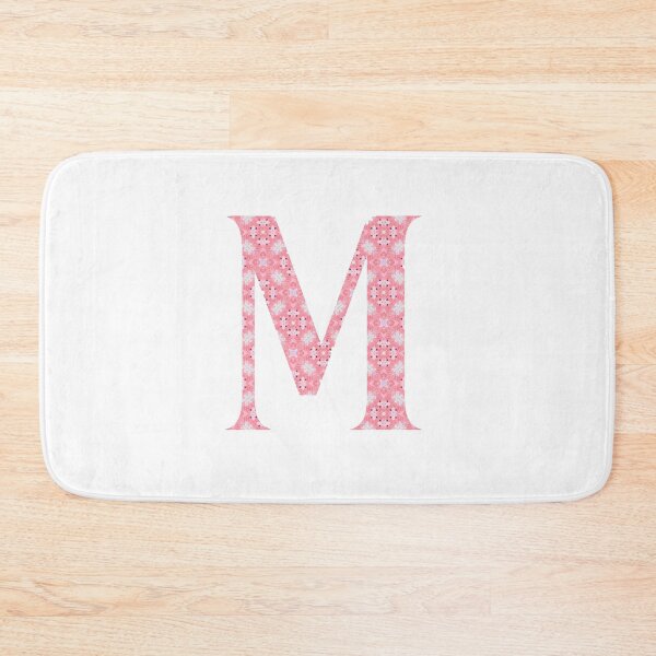 Item preview, "M" Pink Monogram designed and sold by JadeRiverImages.