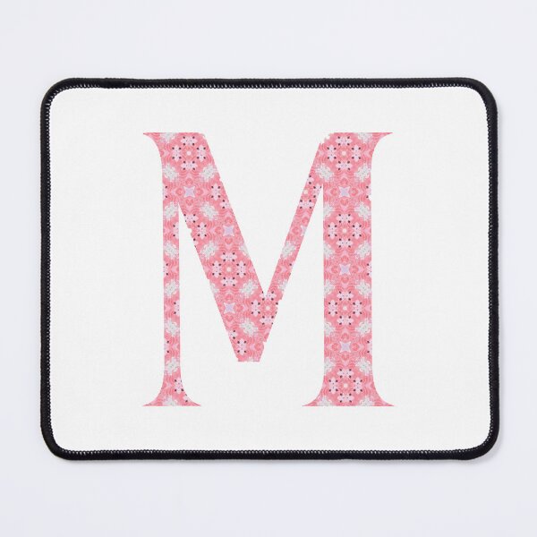 Item preview, "M" Pink Monogram designed and sold by JadeRiverImages.