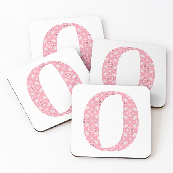 Item preview, "O" Pink Monogram designed and sold by JadeRiverImages.