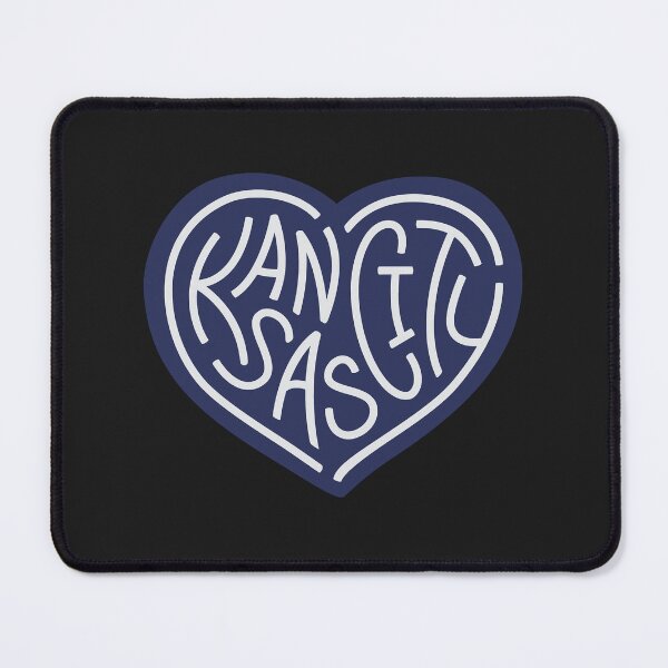 Item preview, LOVE KC dark blue x white KC Heart 2021 designed and sold by EmmanEtha.