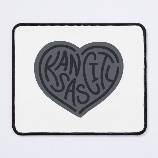 Item preview, LOVE KC grey x black KC Heart 2021 designed and sold by EmmanEtha.