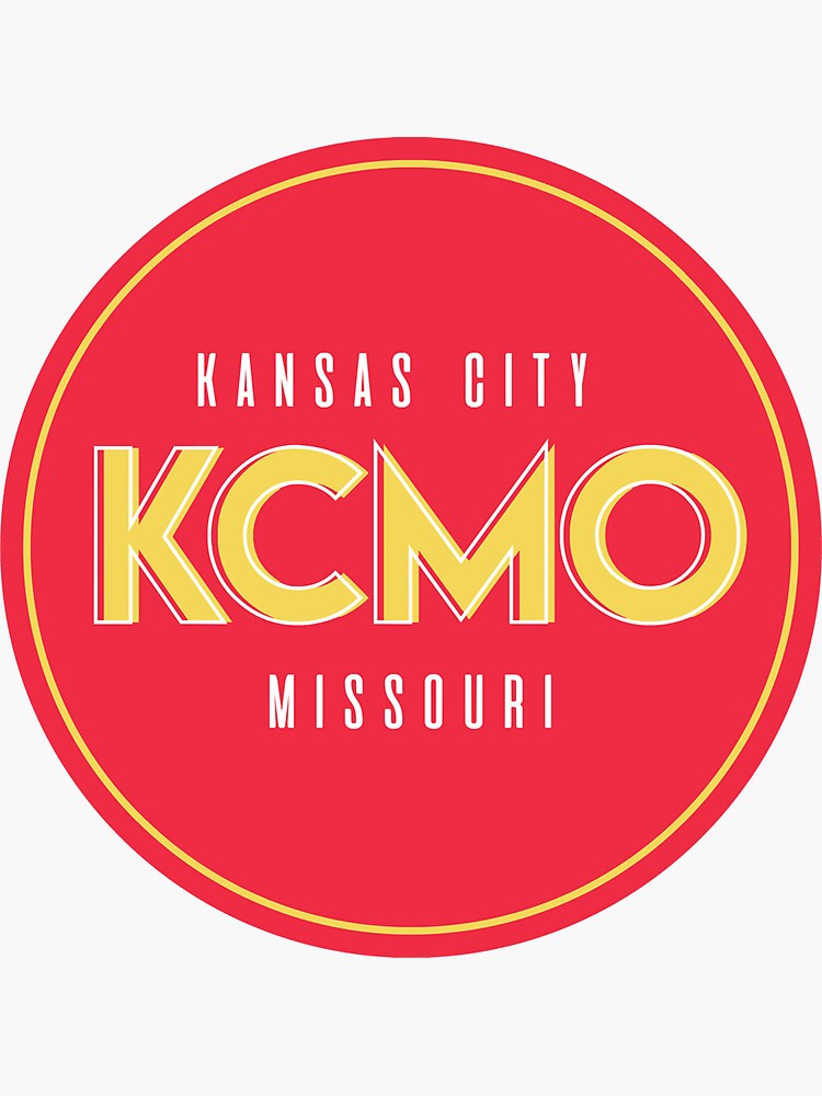 "KCMO Circle RedGold ck" Sticker for Sale by Redbubble