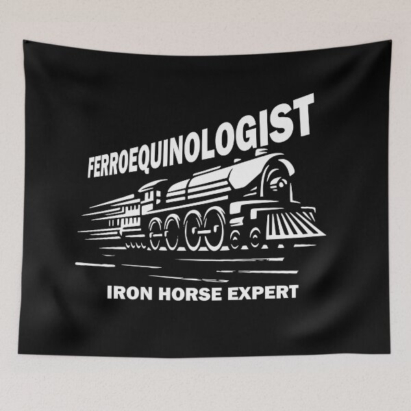 Item preview, Ferroequinologist - Iron Horse Expert, Train Enthusiast, Railroad Railway Collector, Model Train Fan, Steam Train Engine Locomotive designed and sold by TheTrainRoom.