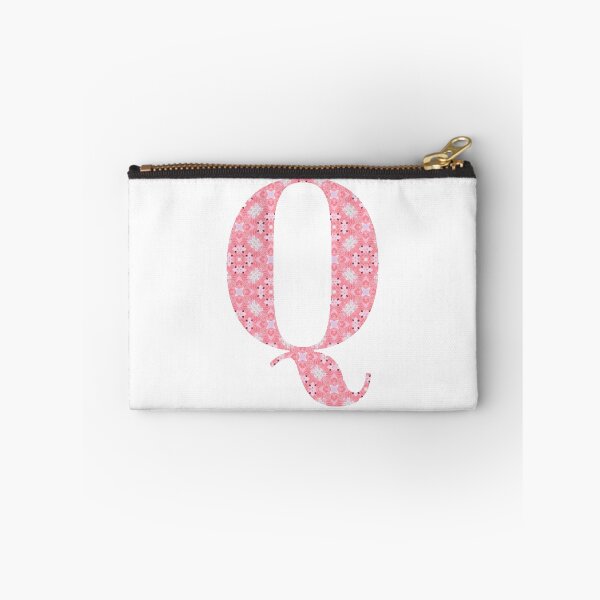 Item preview, "Q" Pink Monogram designed and sold by JadeRiverImages.