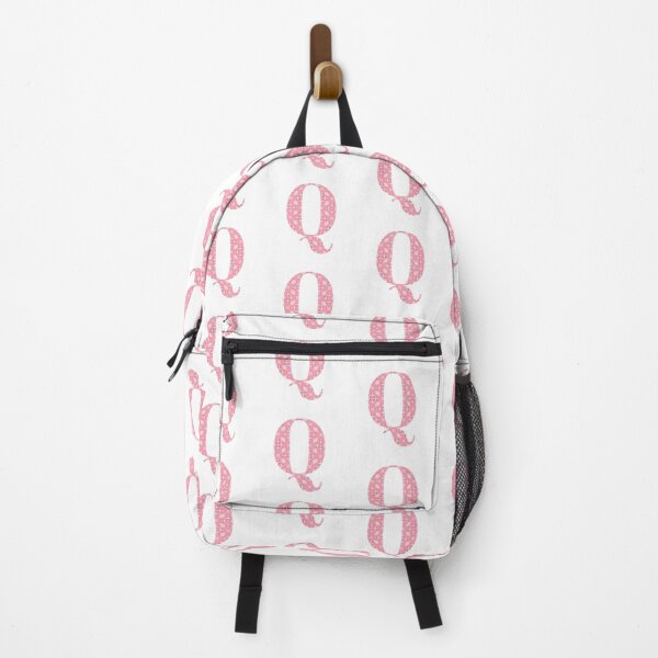 Item preview, "Q" Pink Monogram designed and sold by JadeRiverImages.