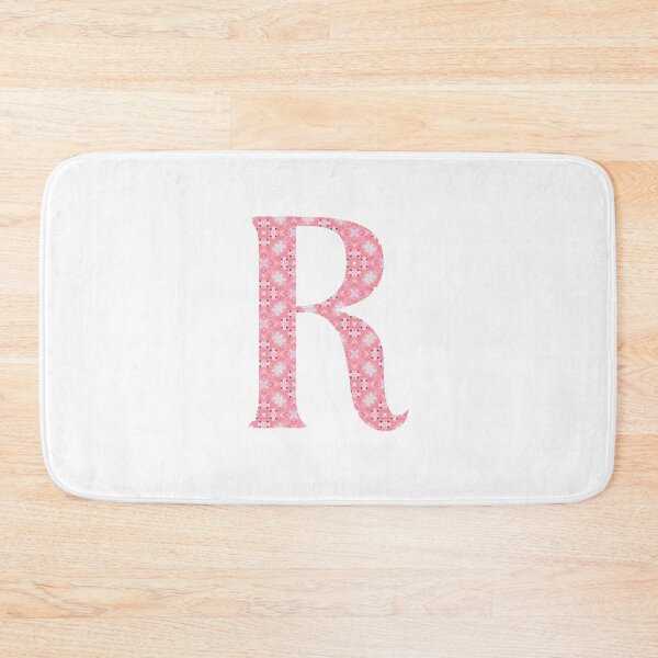 Item preview, "R" Pink Monogram designed and sold by JadeRiverImages.