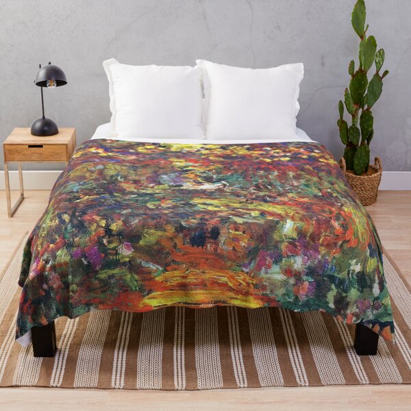 Item preview, Claude Monet's The Path Under the Rose Trellises Giverny designed and sold by mosfunky.